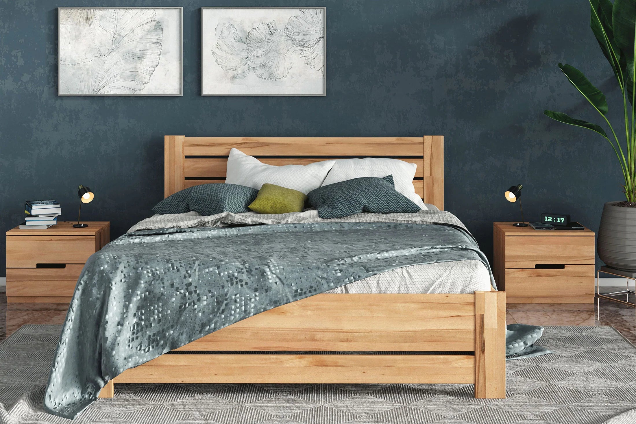 Modern designer beds - Italian bedroom furniture, image size:2200x1467