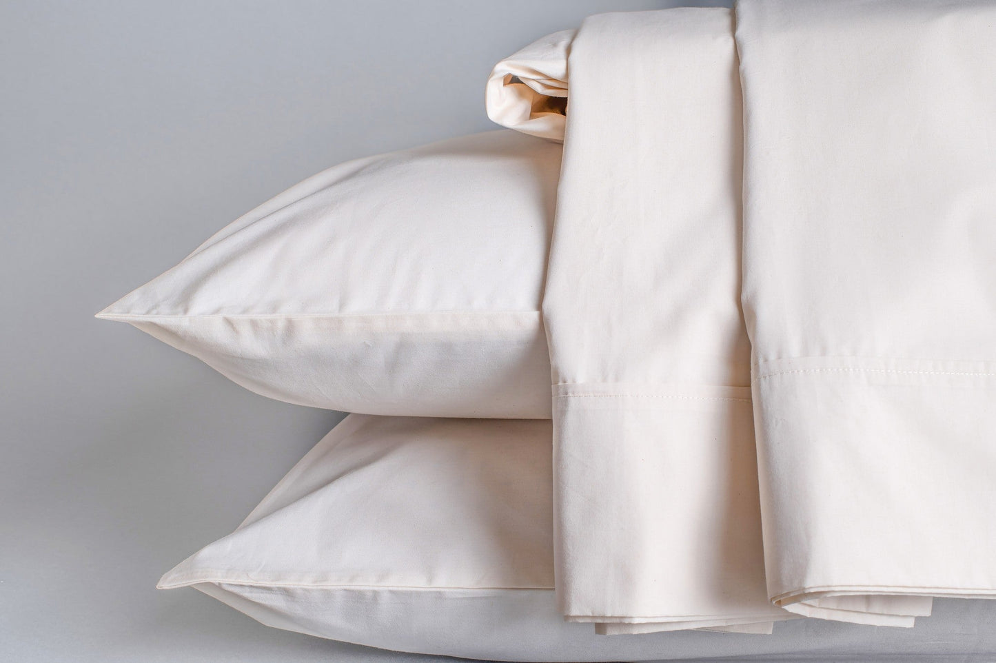 100% Organic Cotton Percale Sheet Set - Comfort Pure