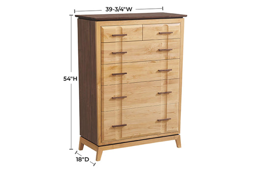 Addison 6-Drawer Chest - Whittier Wood