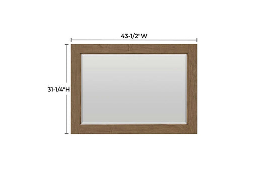 Bailey Rectangular Mirror - Whittier Wood