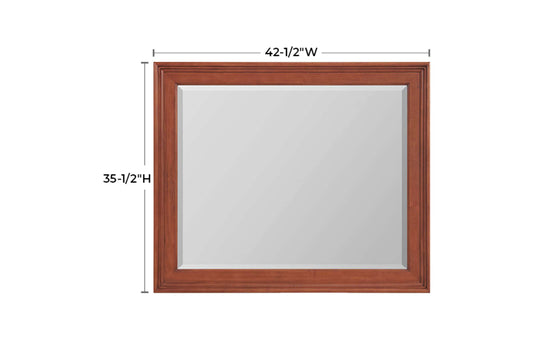 McKenzie Retangular Mirror - Whittier Wood