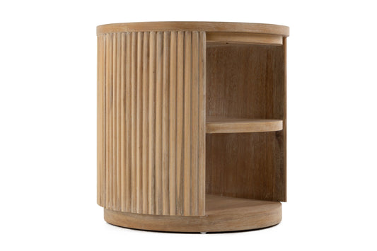 Jacobson - Modern Natural Acacia End Table