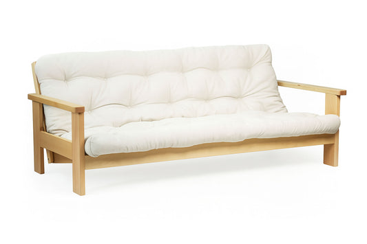 Elk Grove Natural Chemical-Free Futon Sofa Bed Frame - Comfort Pure