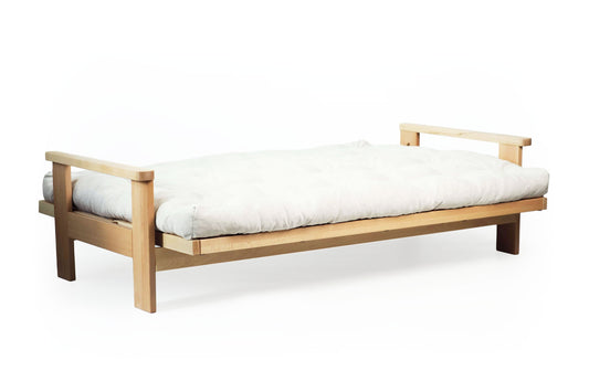 Elk Grove Natural Chemical-Free Futon Sofa Bed Frame - Comfort Pure