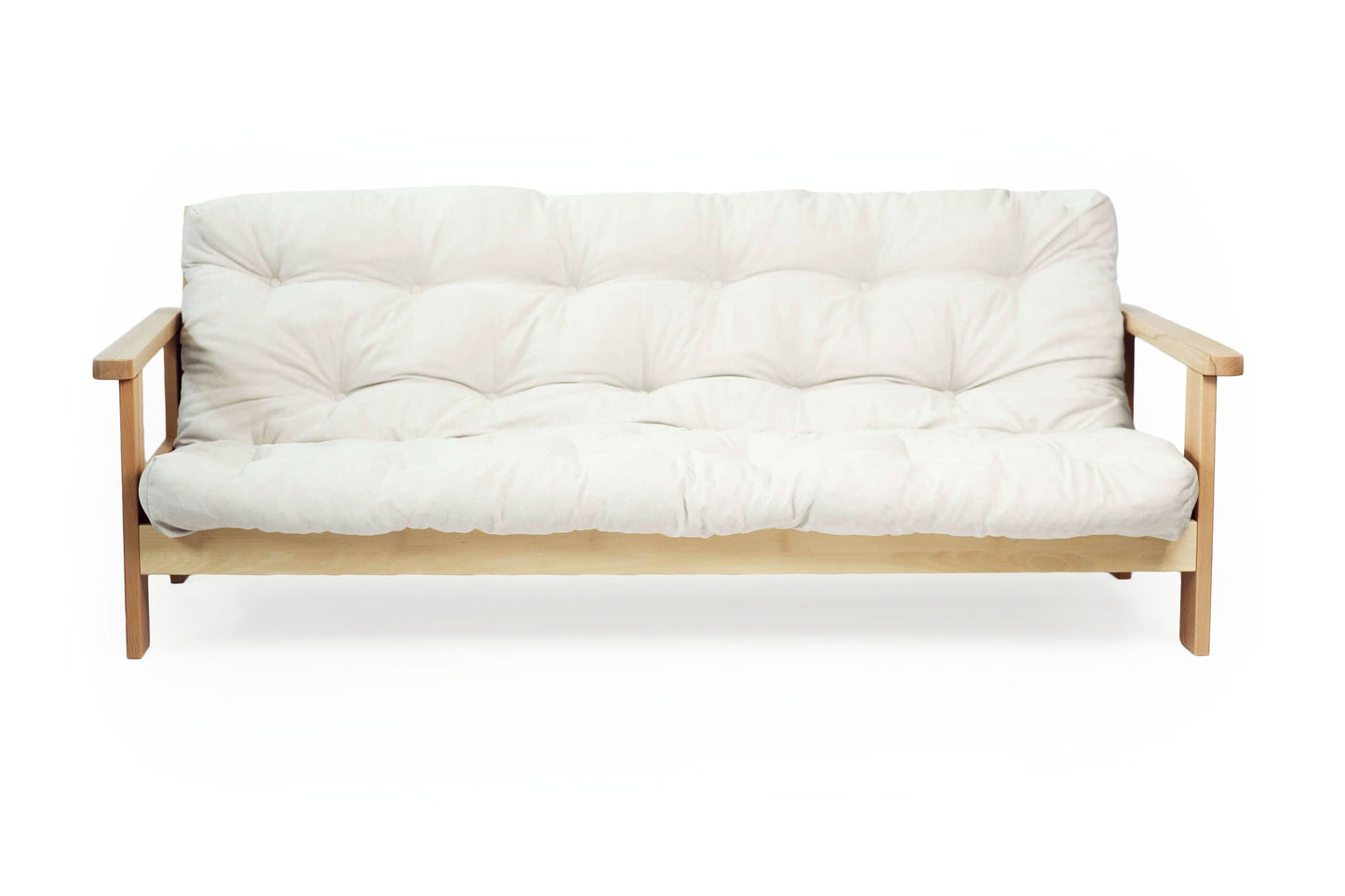 Elk Grove Natural Chemical-Free Futon Sofa Bed Frame - Comfort Pure