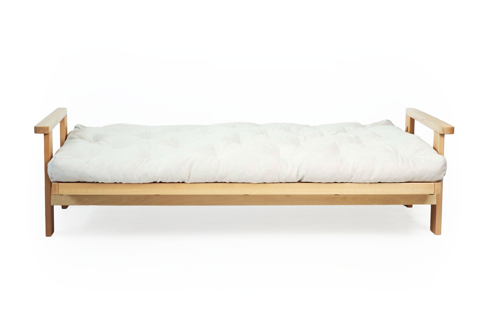 Elk Grove Natural Chemical-Free Futon Sofa Bed Frame - Comfort Pure