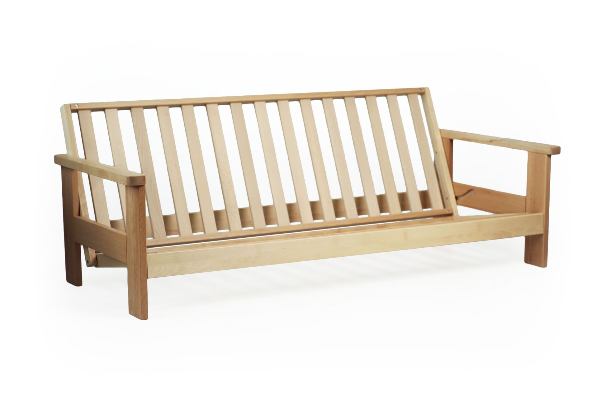 Elk Grove Natural Chemical-Free Futon Sofa Bed Frame - Comfort Pure