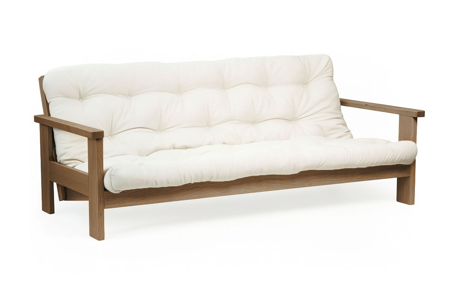 Elk Grove Natural Chemical-Free Futon Sofa Bed Frame - Comfort Pure
