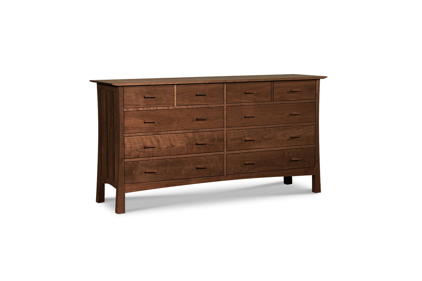 Contemporary Craftsman 10-Drawer Wide Dresser