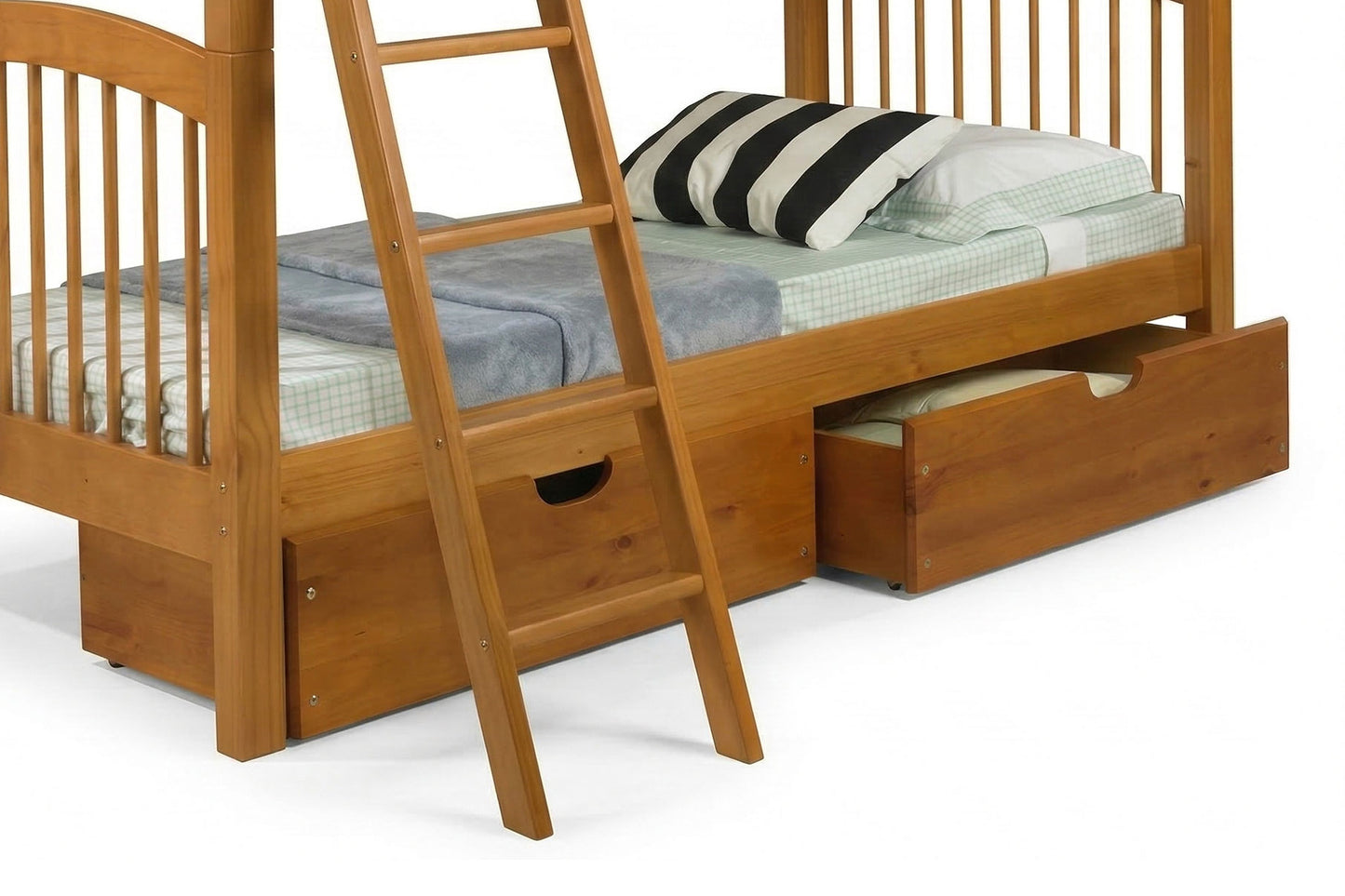 Storage Drawers for Bunk Bed (Pecan, Set of 2)