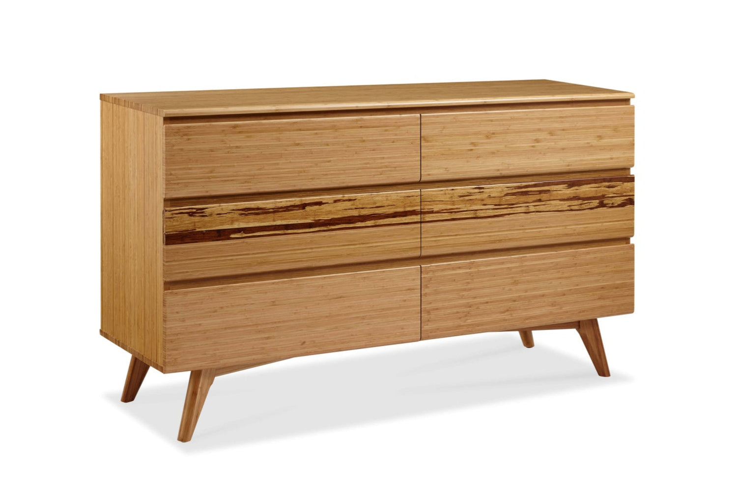 Caramelized Azara Six Drawer Dresser - Greenington Caramelized Azara Six Drawer Dresser - Greenington