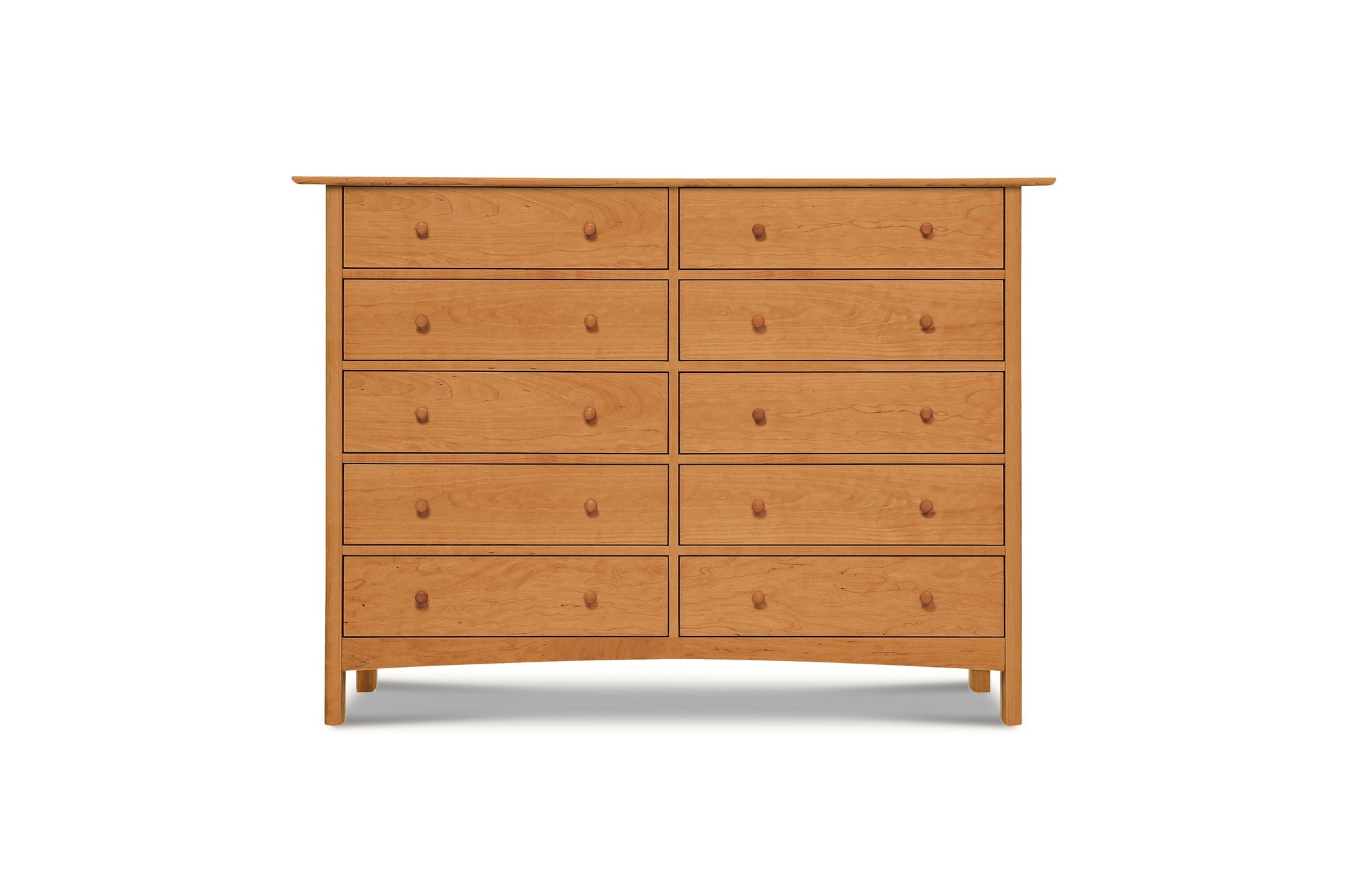 Heartwood Shaker 10-Drawer Dresser – Comfort Pure