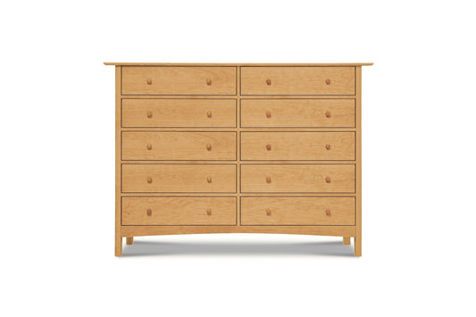 Heartwood Shaker 10-Drawer Dresser