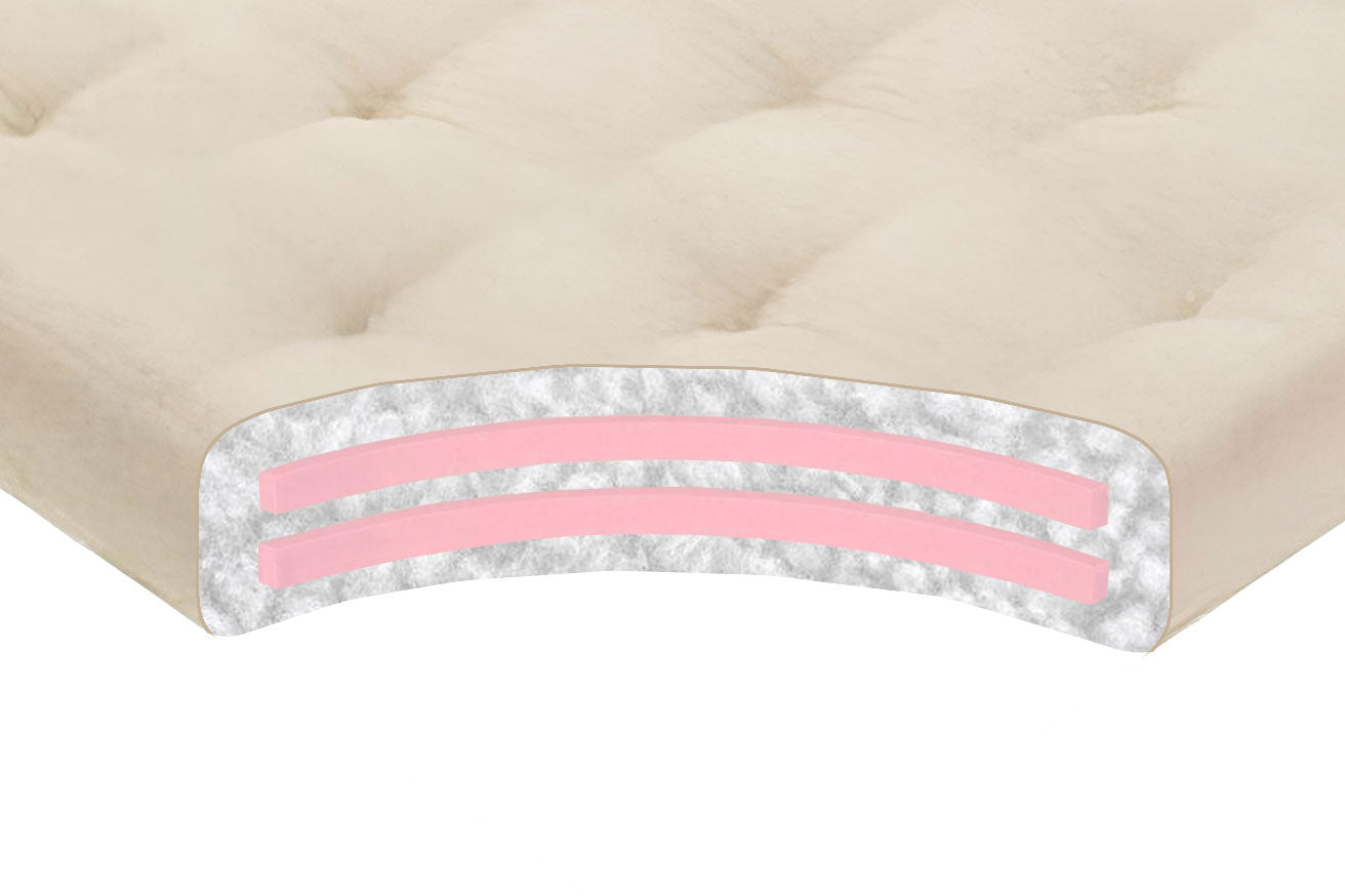 Organic Cotton and Foam Japanese-Style Baby Mattress