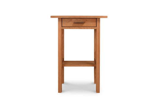 Modern Craftsman 1-Drawer Open Shelf Nightstand