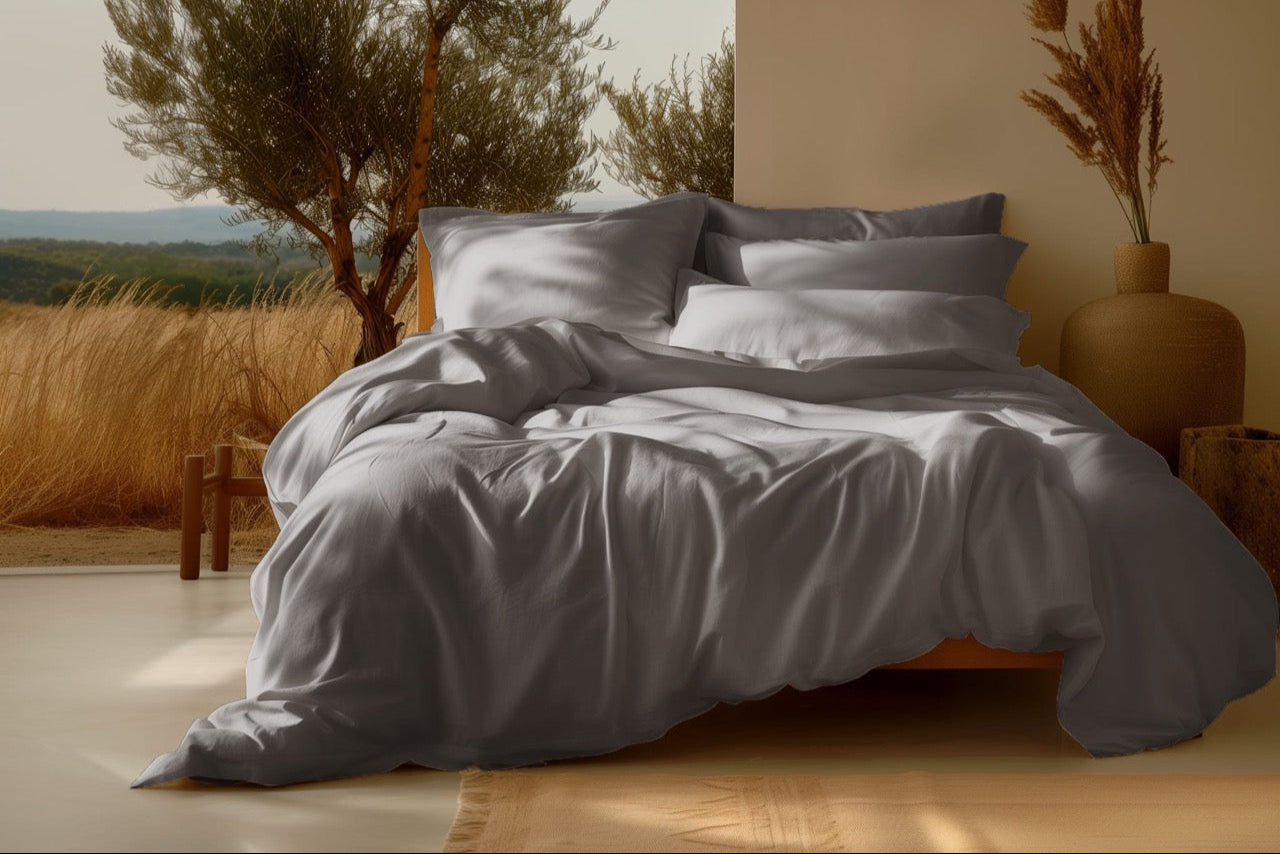 100% Organic Cotton Sateen Sheet Set