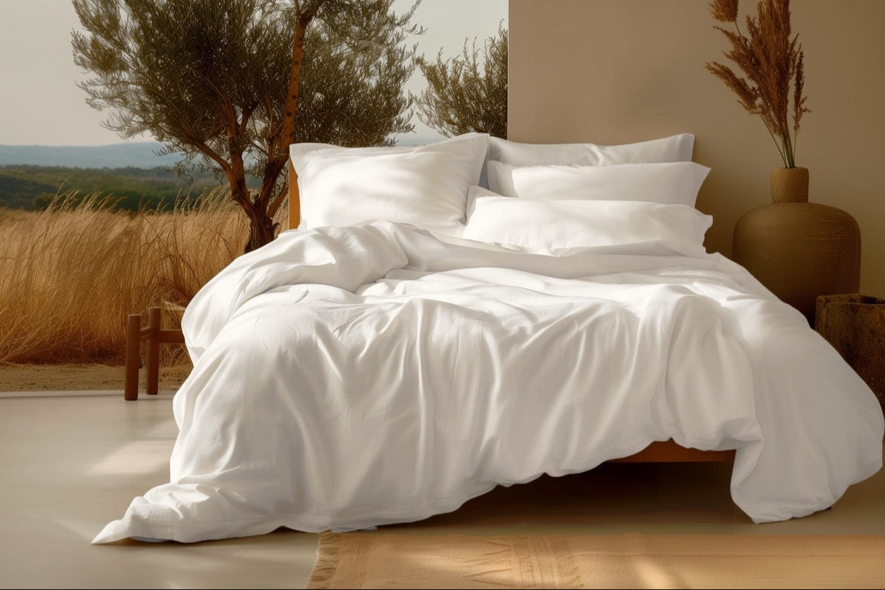 100% Organic Cotton Sateen Sheet Set