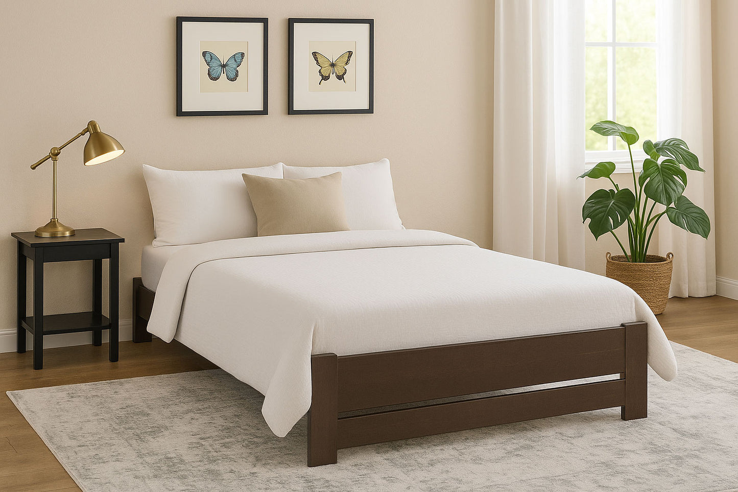 Plainfield Natural Chemical-Free Platform Bed