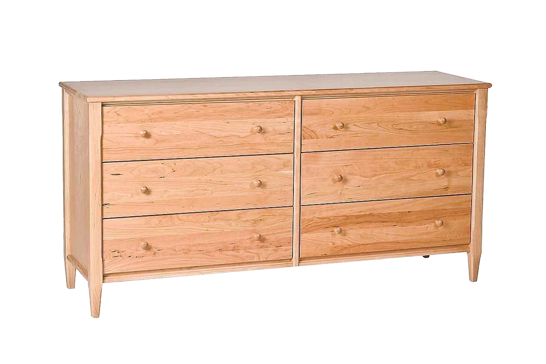 Shaker Dresser - Solid American Black Cherry Wood & Storage Drawers, 8 Drawers Shaker Dresser - Solid American Black Cherry Wood & Storage Drawers, 8 Drawers
