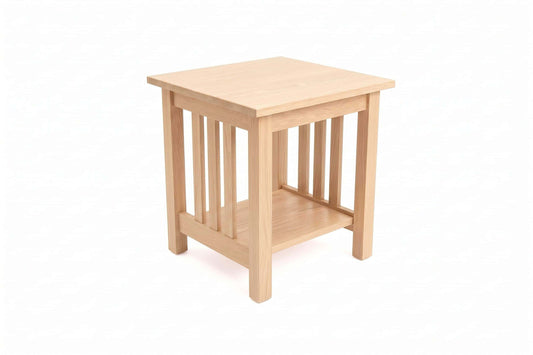 Amish end table in oak, Natural Oil finish