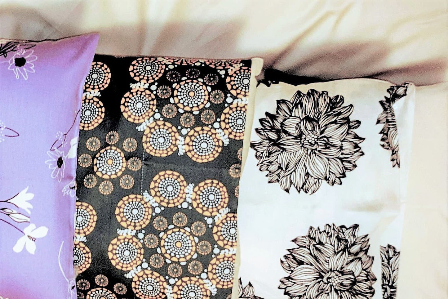 100% Organic Cotton Sateen Fitted Sheet (Patterns)