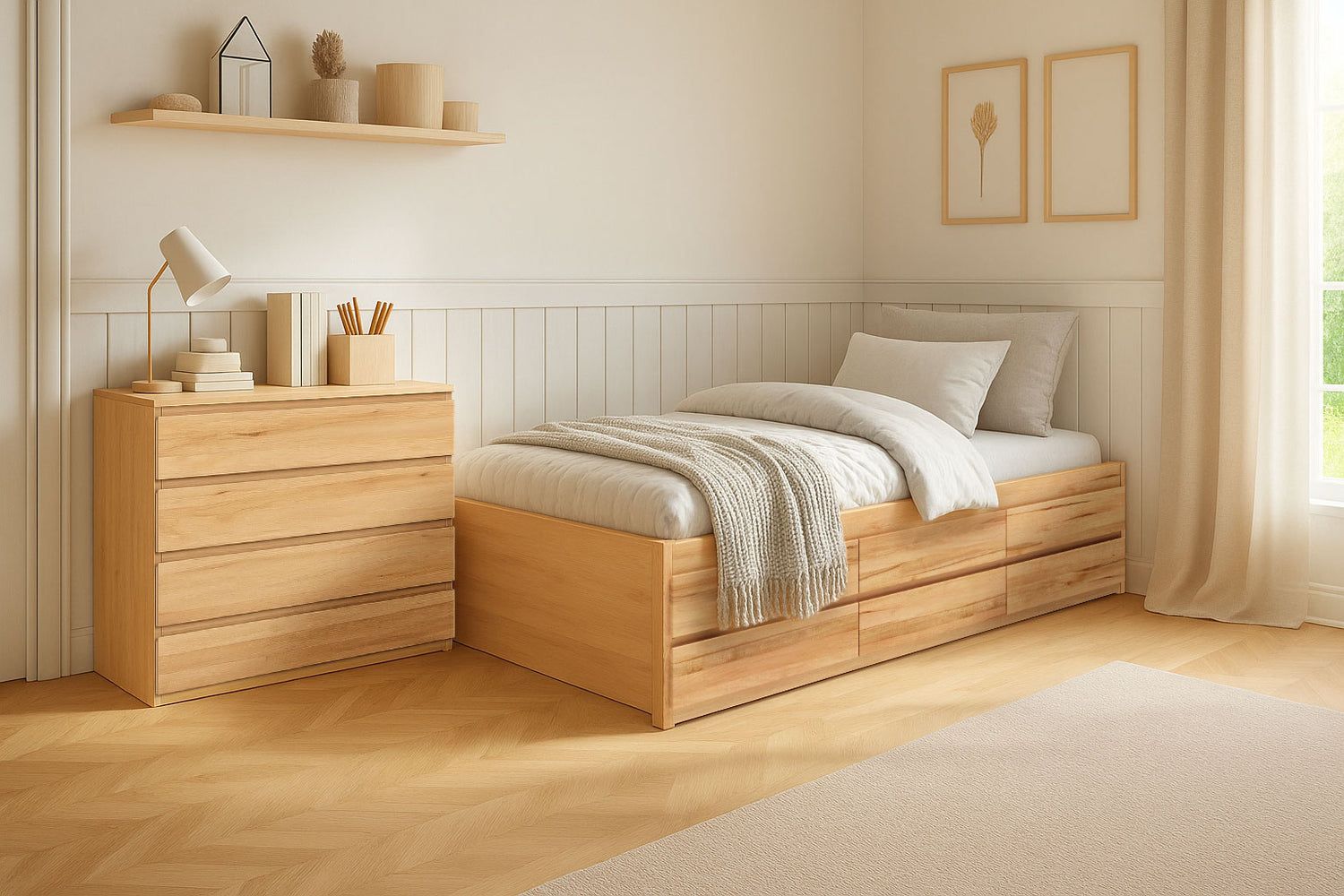 Captains Bed in a kid's bedroom