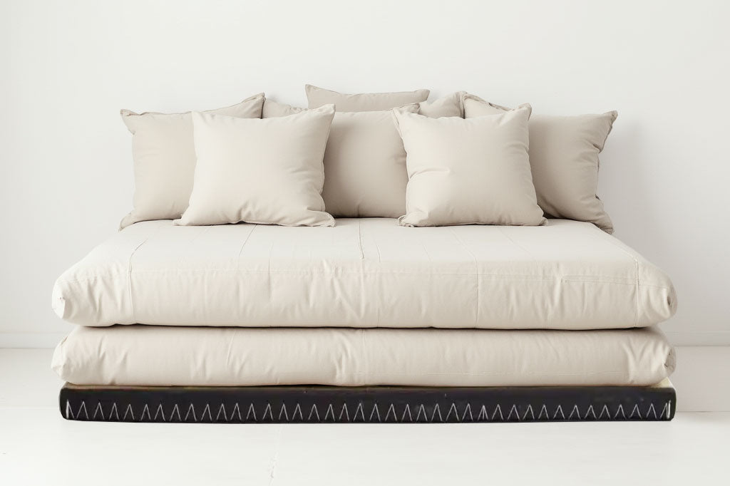 Mattresses on a tatami bed