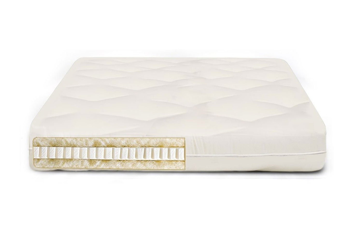 Ecopure Nest Organic Dunlop Latex and Wool Mattress - Comfort Pure