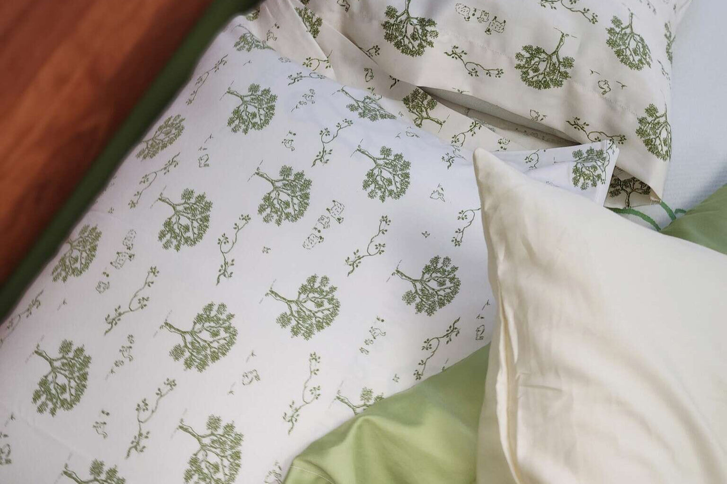 100% Organic Cotton Sateen Sheet Set (Patterns)