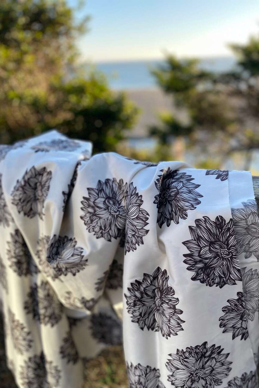 100% Organic Cotton Sateen Fitted Sheet (Patterns)