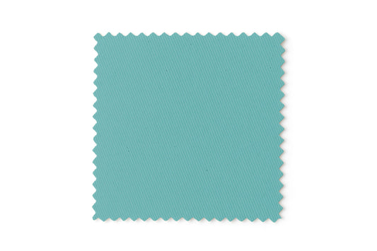 Natural 100% Cotton Fabric Futon Mattress Cover - Aqua - Comfort Pure