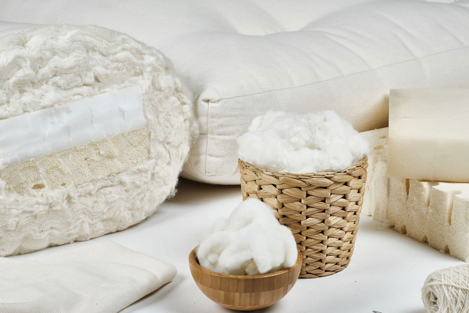 Natural mattress components