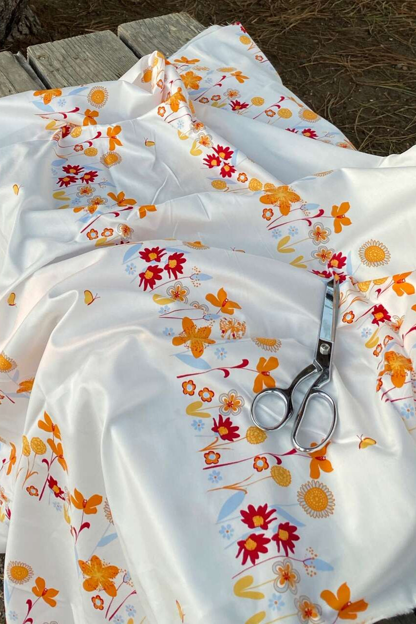 100% Organic Cotton Sateen Fitted Sheet (Patterns)