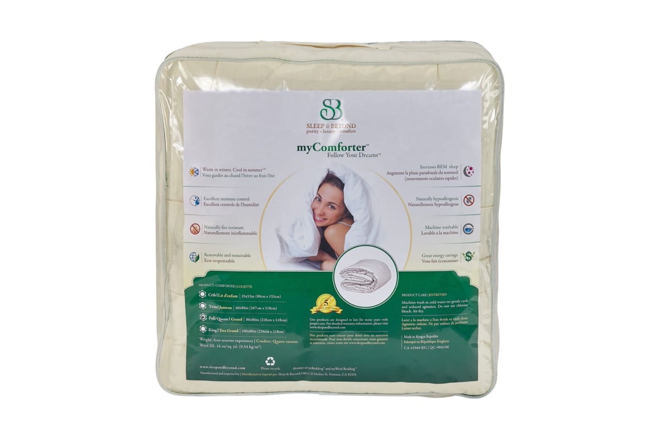 Washable Wool Comforter - Comfort Pure
