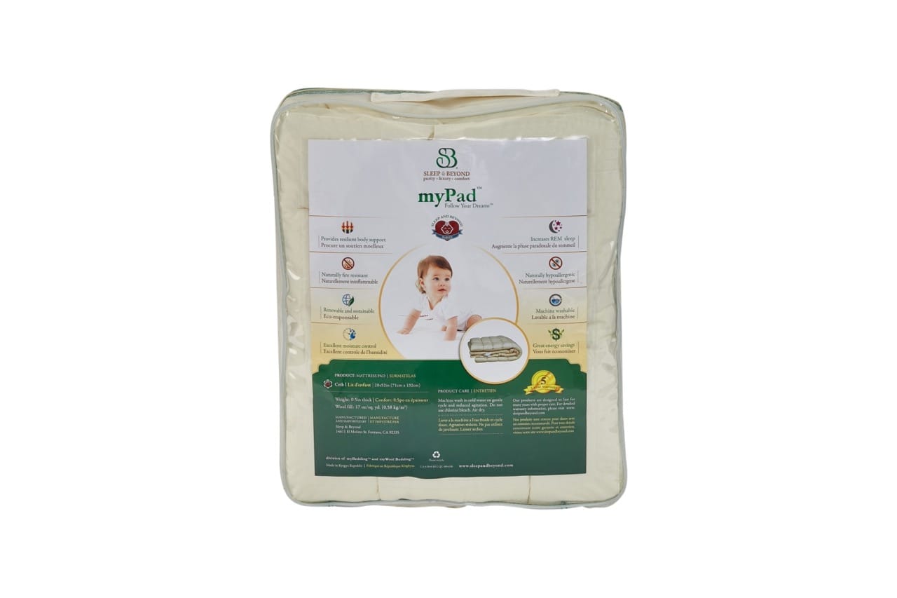 Washable Wool Mattress Pad - Comfort Pure