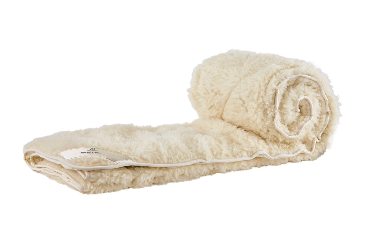Washable Dual Wool Mattress Pad - Comfort Pure