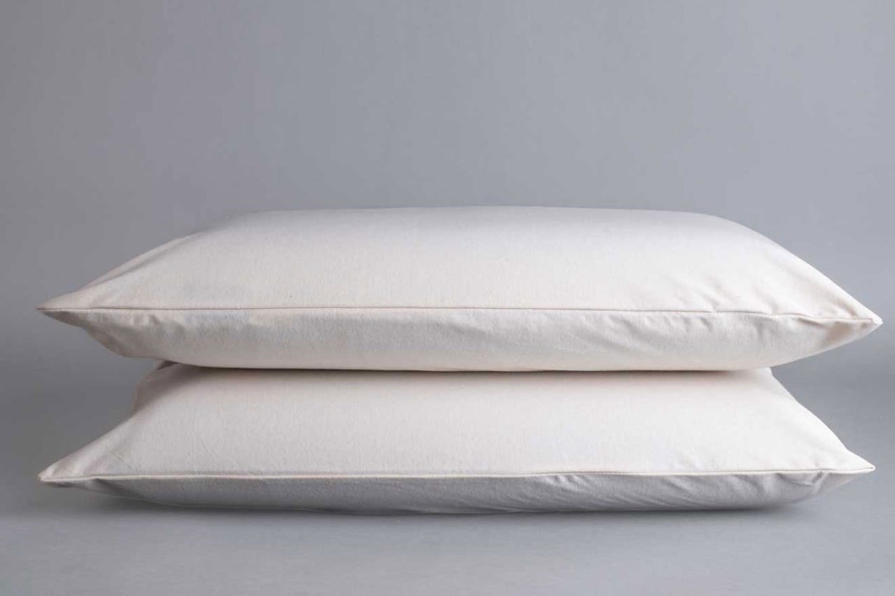 Organic Cotton Waterproof Pillow Case Encasement Pair