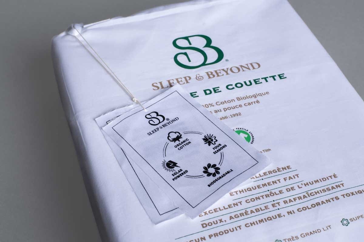100% Organic Cotton Percale Duvet Cover Set - Comfort Pure