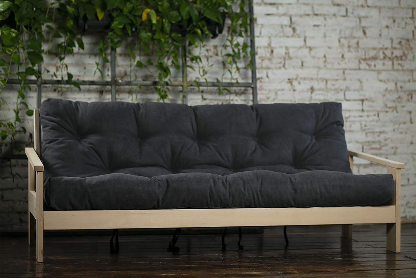 Denton Natural Chemical-Free Futon Sofa Bed Frame - Comfort Pure