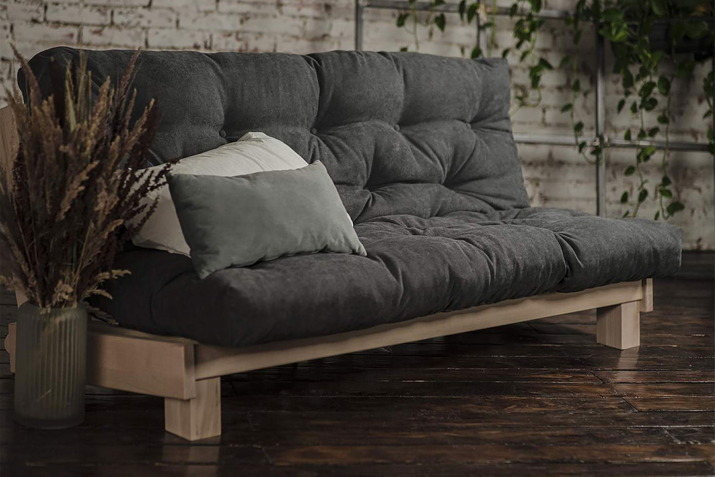 El Paso Natural Chemical-Free Futon Sofa Bed Frame - Comfort Pure