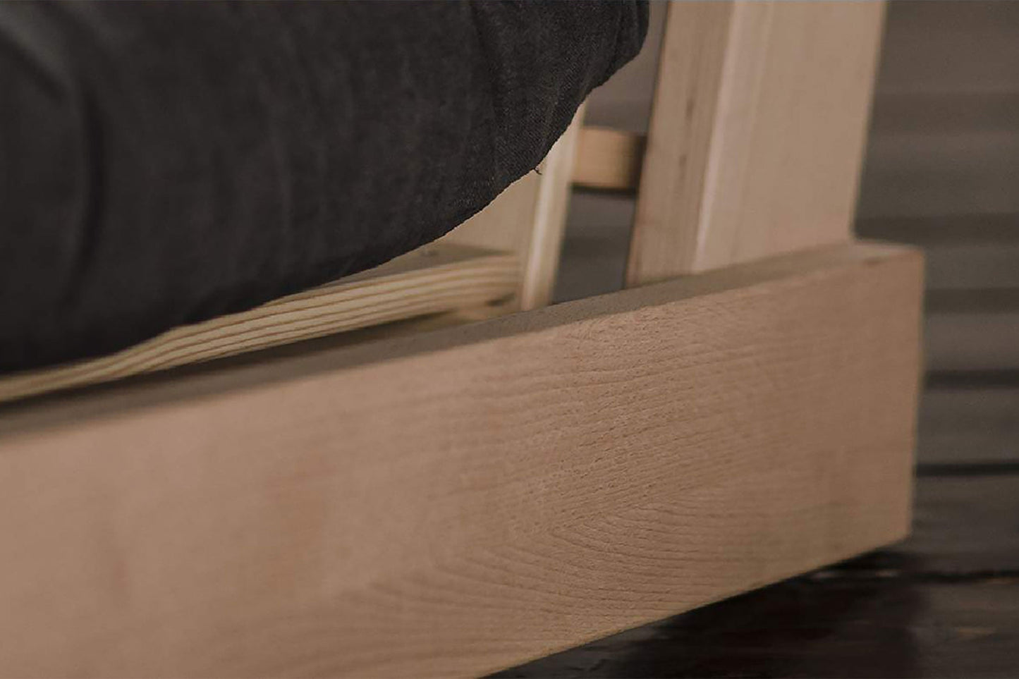 El Paso Natural Chemical-Free Futon Sofa Bed Frame - Comfort Pure
