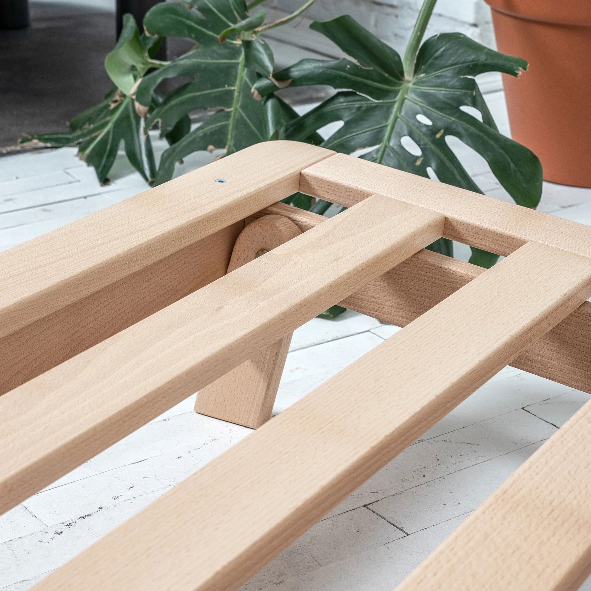 Hitachi Natural Chemical-Free Tri-Fold Futon Sofa Bed Frame - Comfort Pure