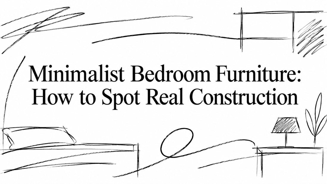 Minimalist Bedroom Furniture: How to Spot Real Construction