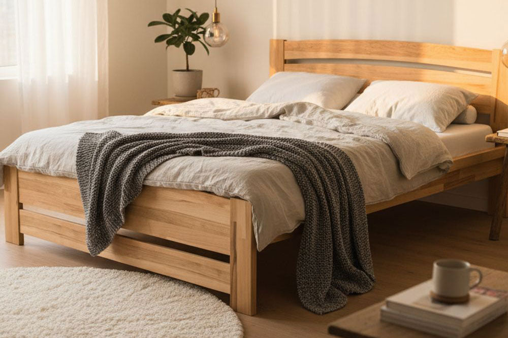 Solid Wood Beds Collection at Comfort Pure