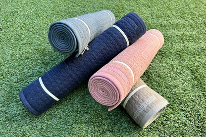 100% Natural Non-Slip Yoga Mat Set - Comfort Pure