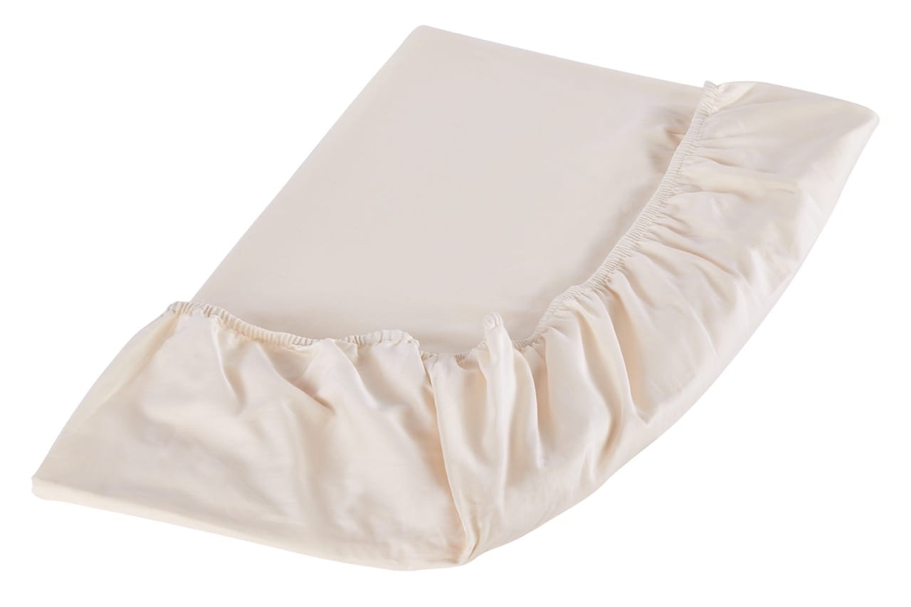 100% Organic Cotton Sateen Fitted Sheet - Comfort Pure