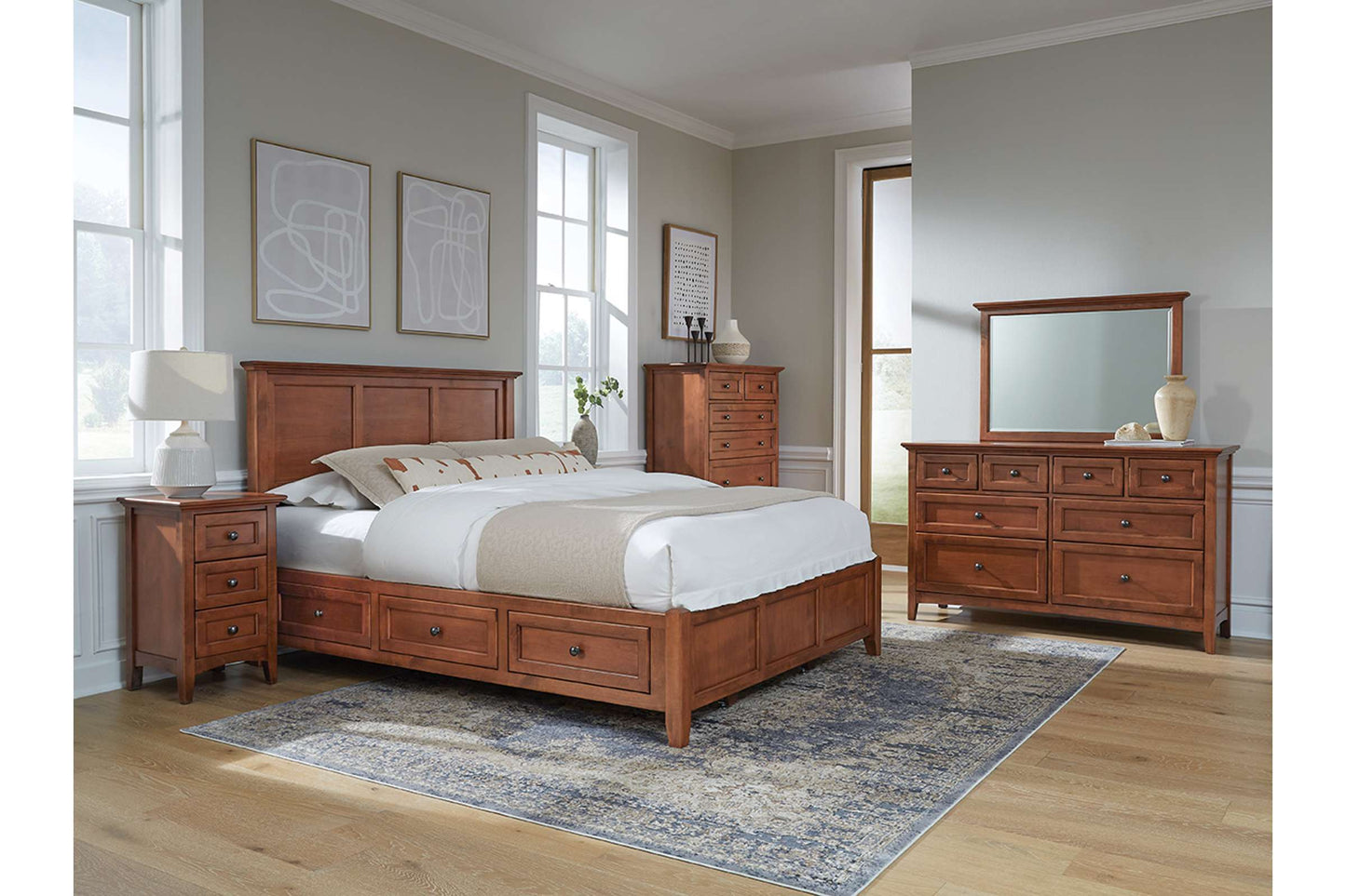 McKenzie Small 3-Drawer Nightstand - Whittier Wood