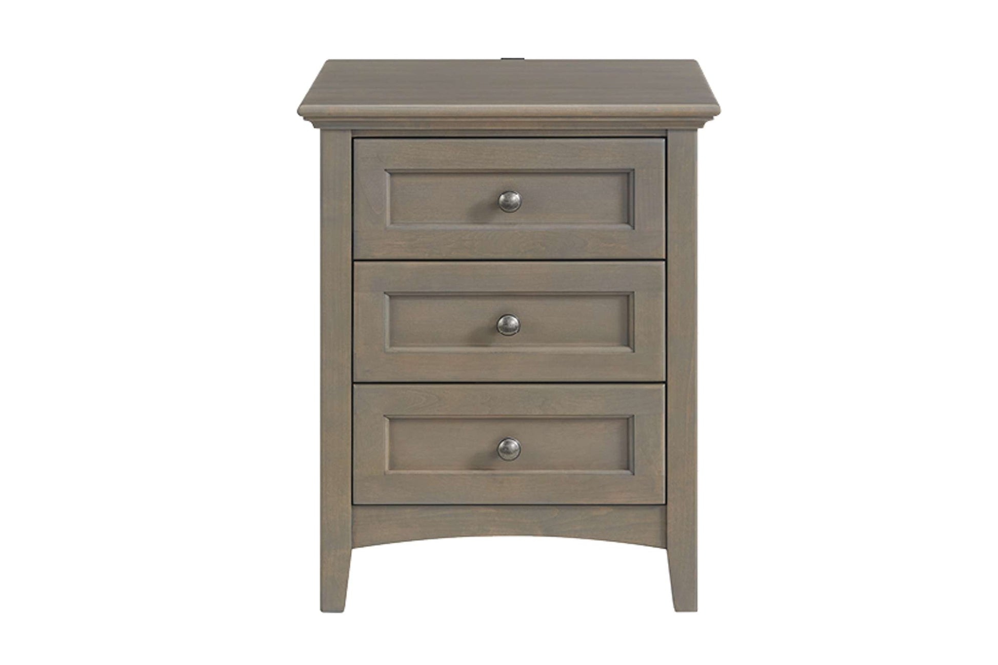 McKenzie 3-Drawer Nightstand - Whittier Wood