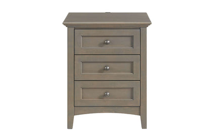 McKenzie 3-Drawer Nightstand - Whittier Wood