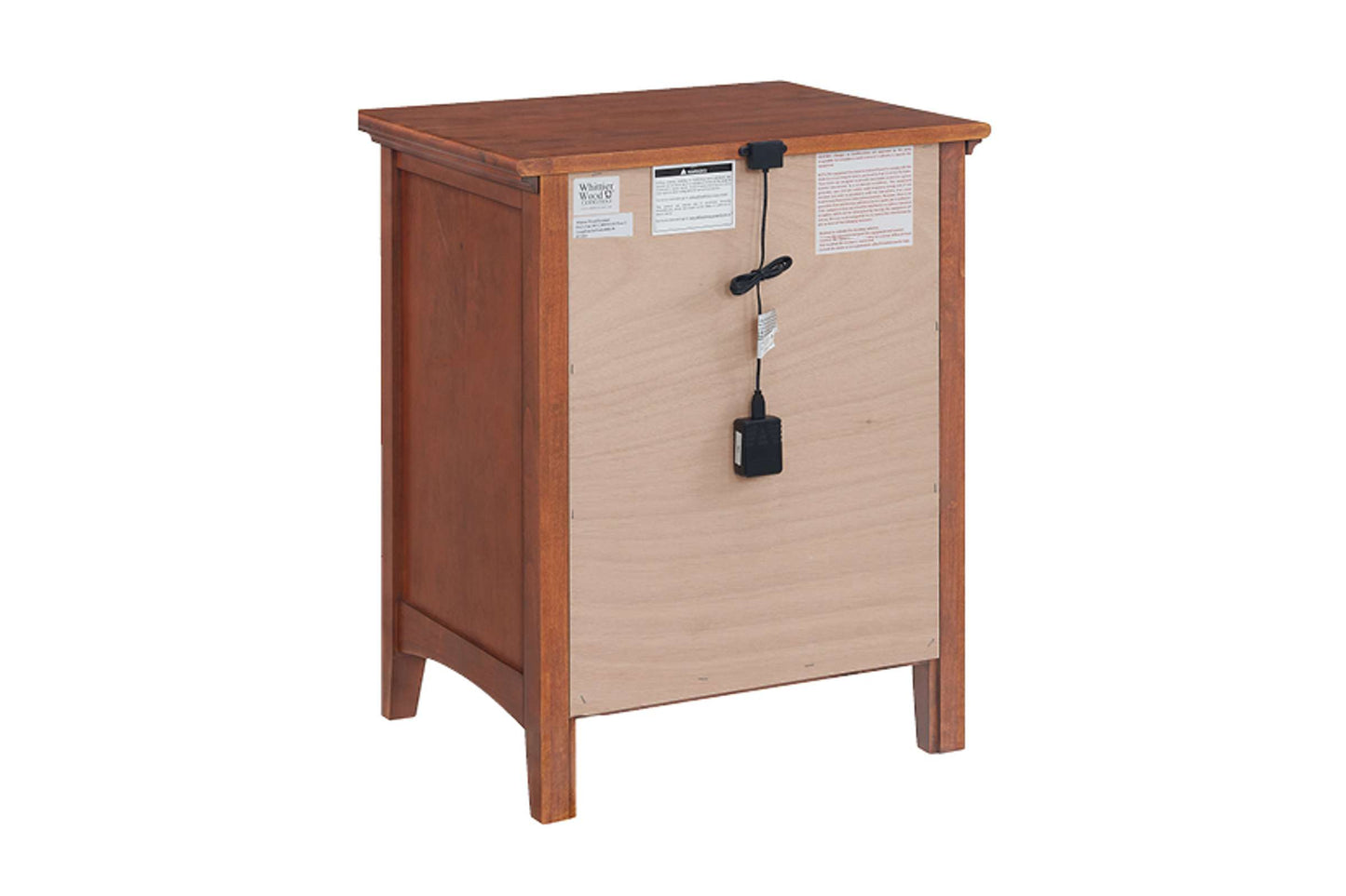 McKenzie 3-Drawer Nightstand - Whittier Wood